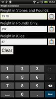Weight Conversion
