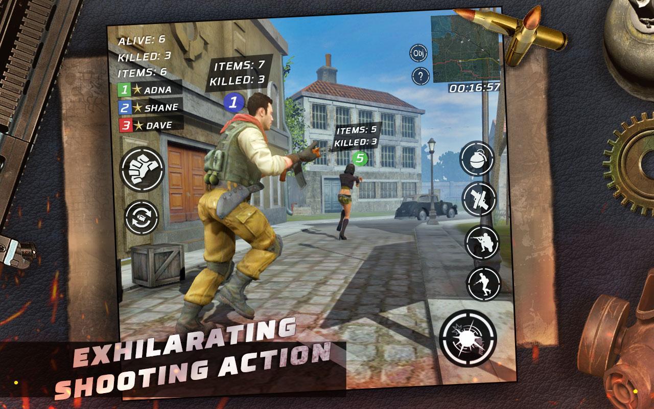 Gun Strike Battleground Fire - Free Shooting Games