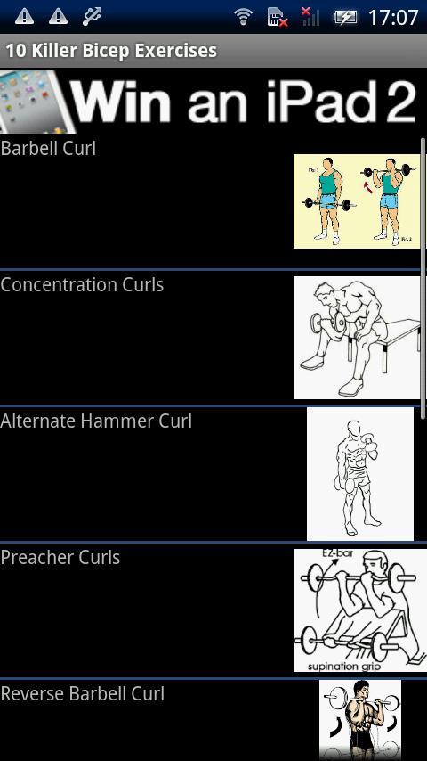 10 Killer Bicep Exercises