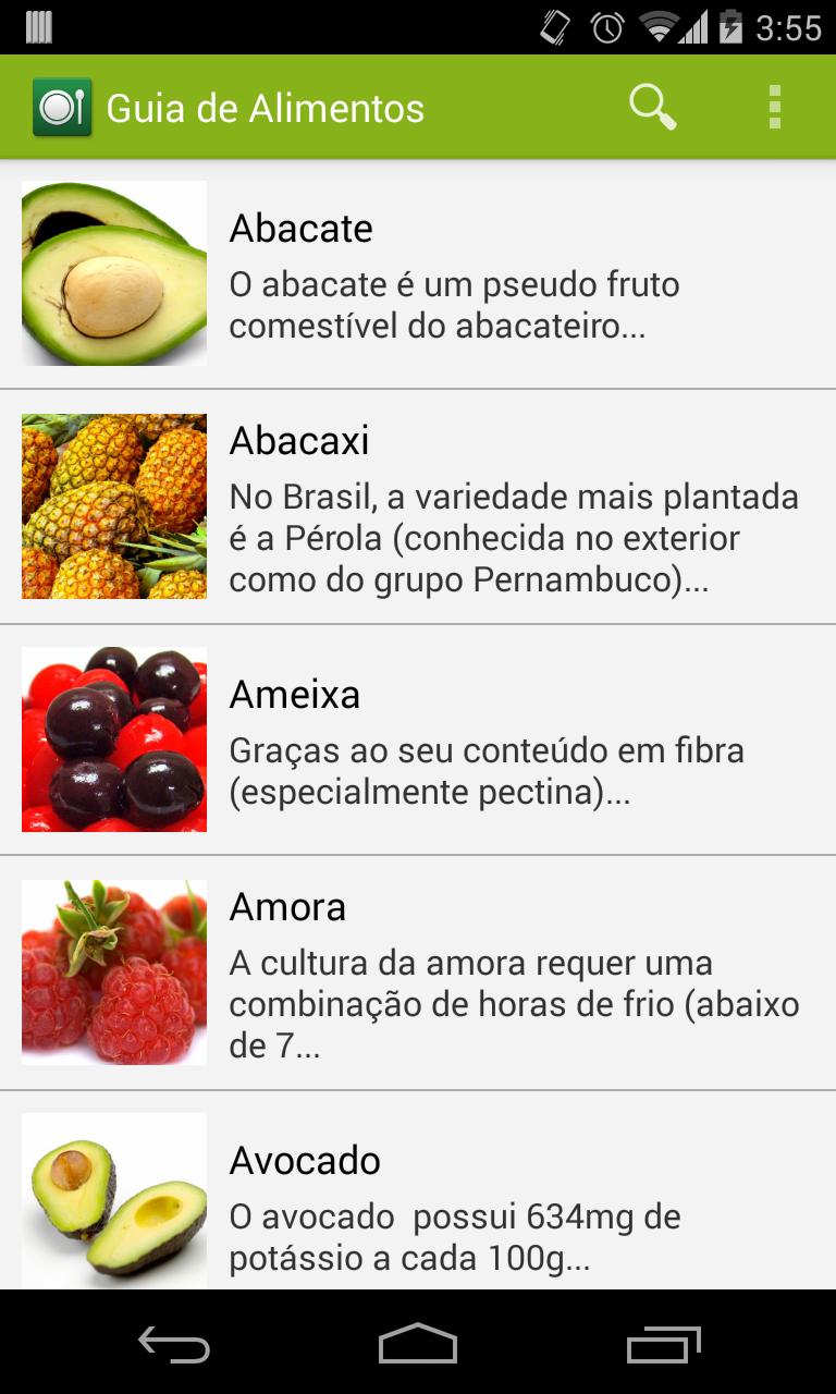 Guia de Alimentos