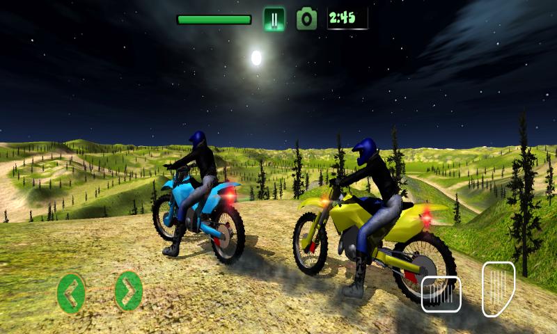 Off-Road Moto Race Mountain