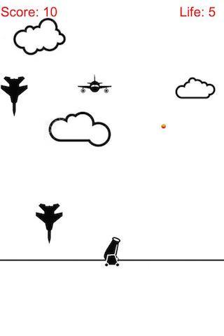 Artillery Shoot Air Plane Free