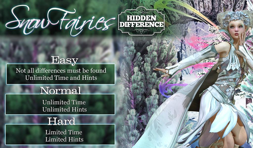 Difference - Snow Fairies Free