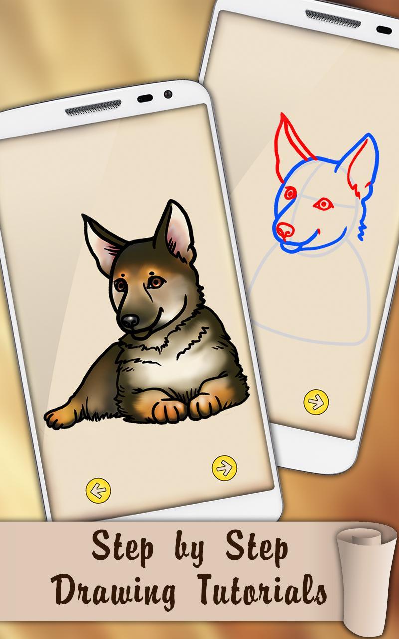 Draw Cute Puppies and Dogs