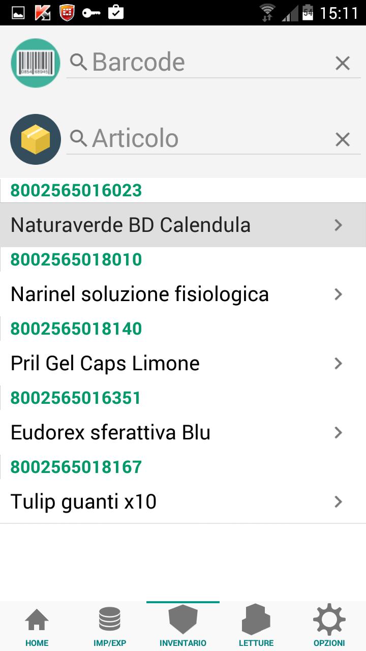 MOBI - inventario