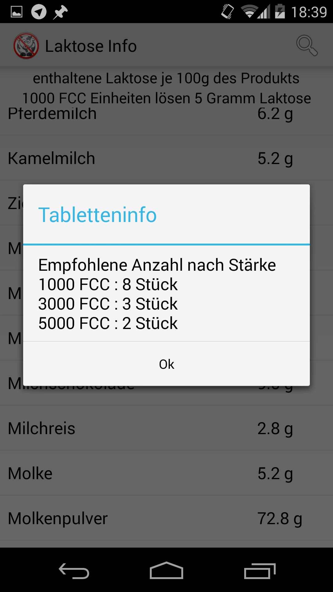 Laktose Info