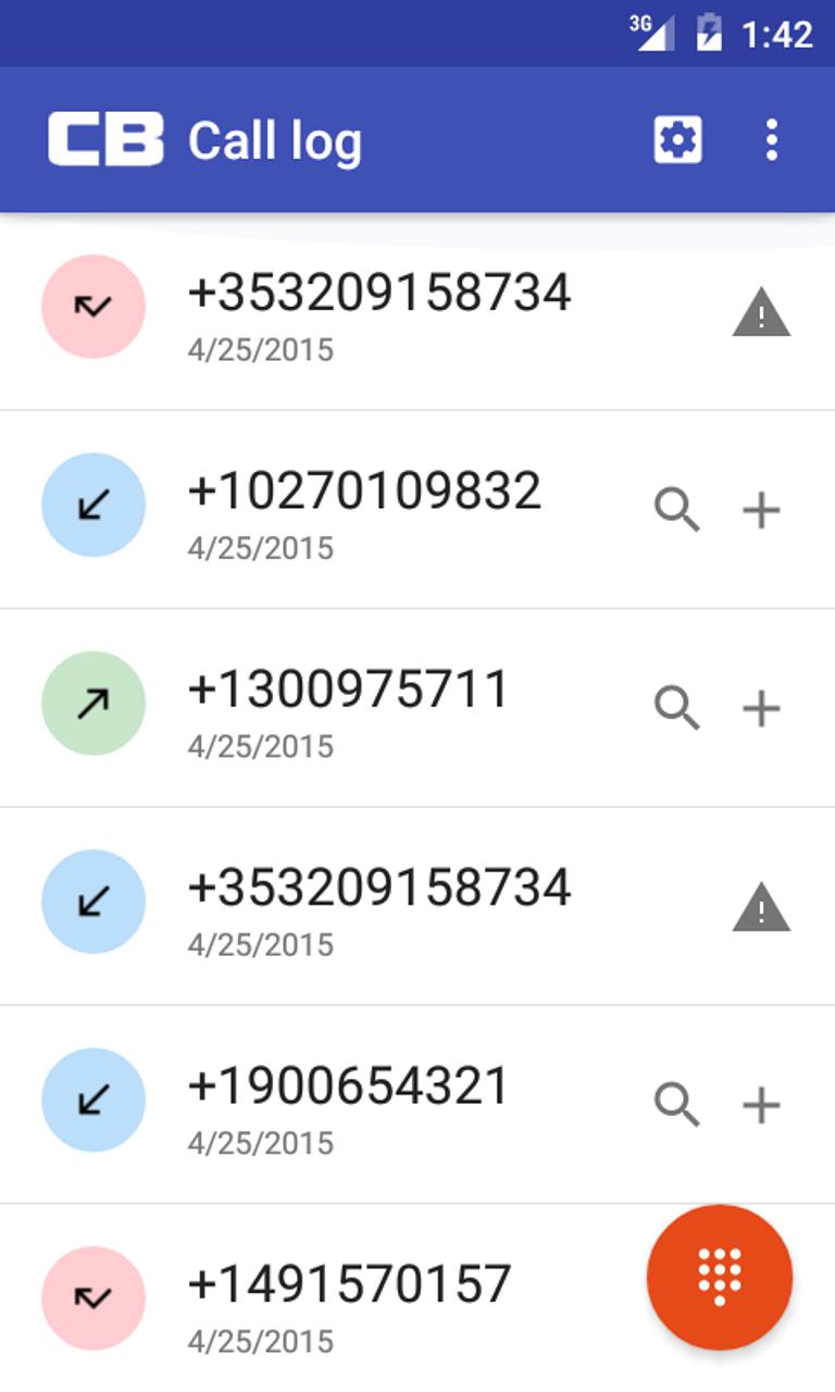 Call Blacklist