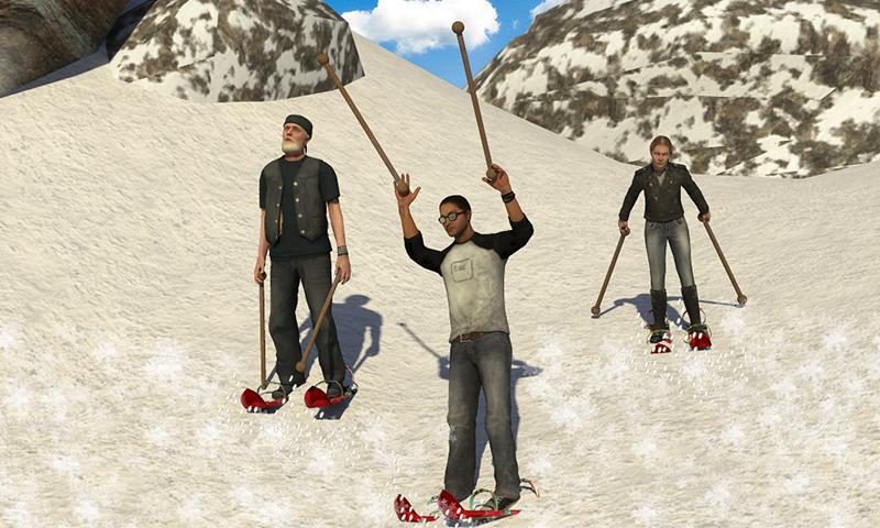 Snow Skiing Racing Adventure