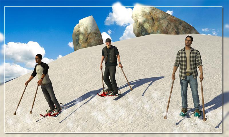 Snow Skiing Racing Adventure