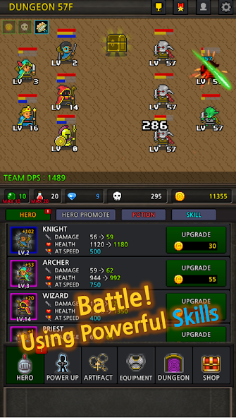 Grow Heroes - Idle Rpg