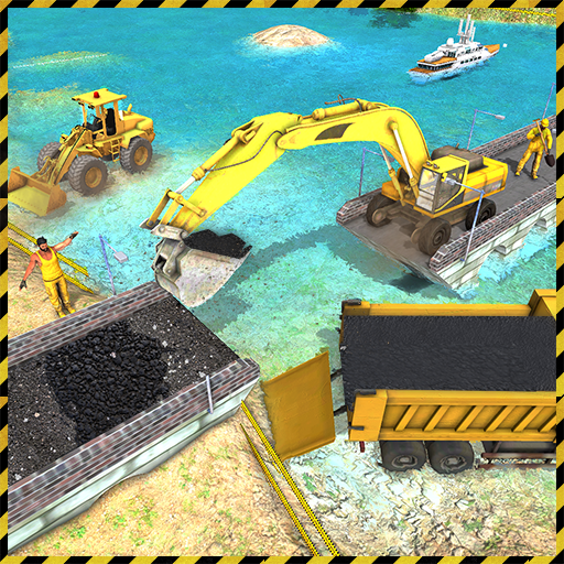 Road River Bridge Construction