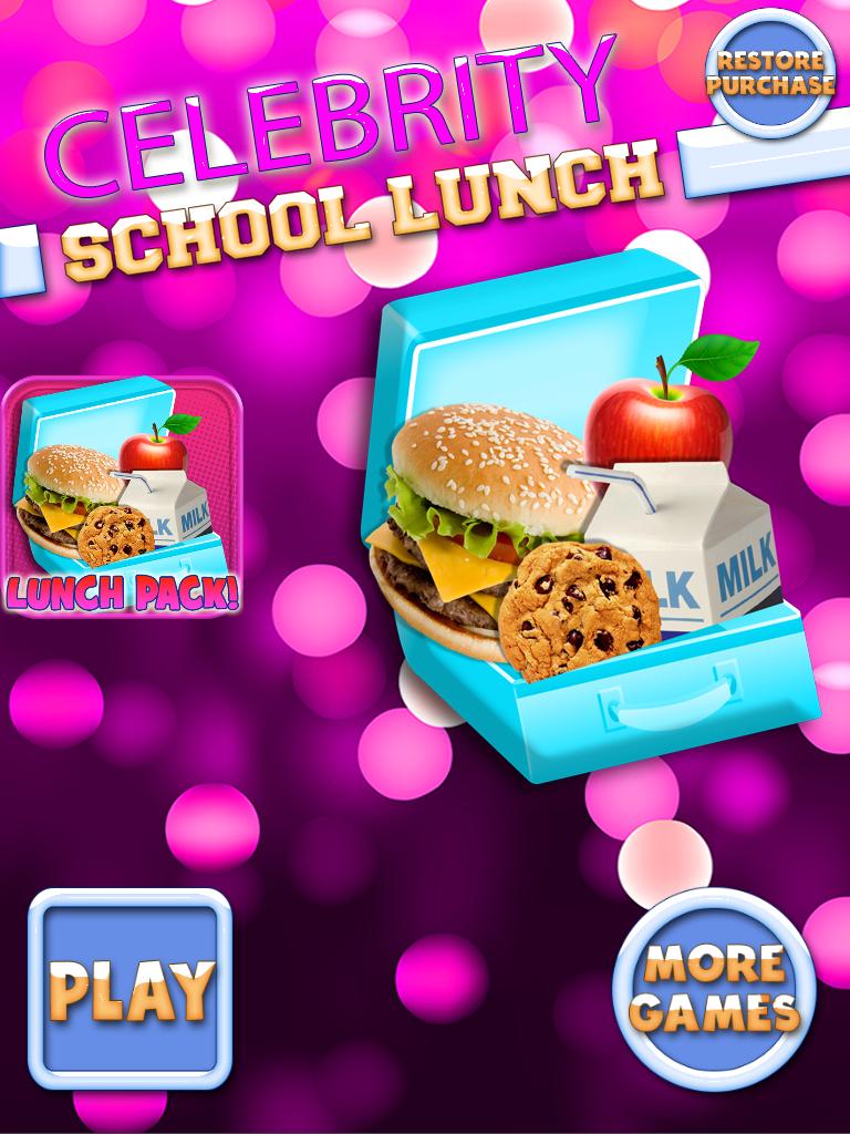 Celebrity School Lunch Maker