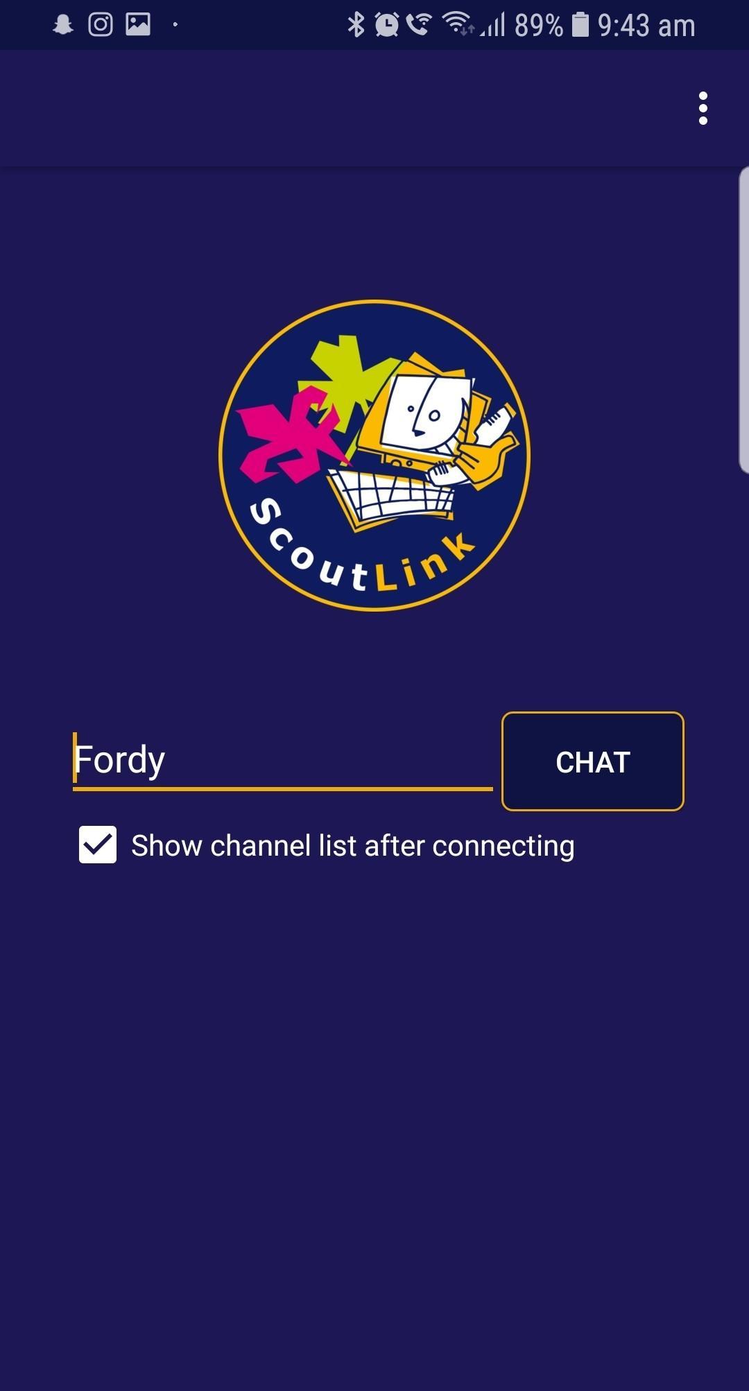 ScoutLink IRC