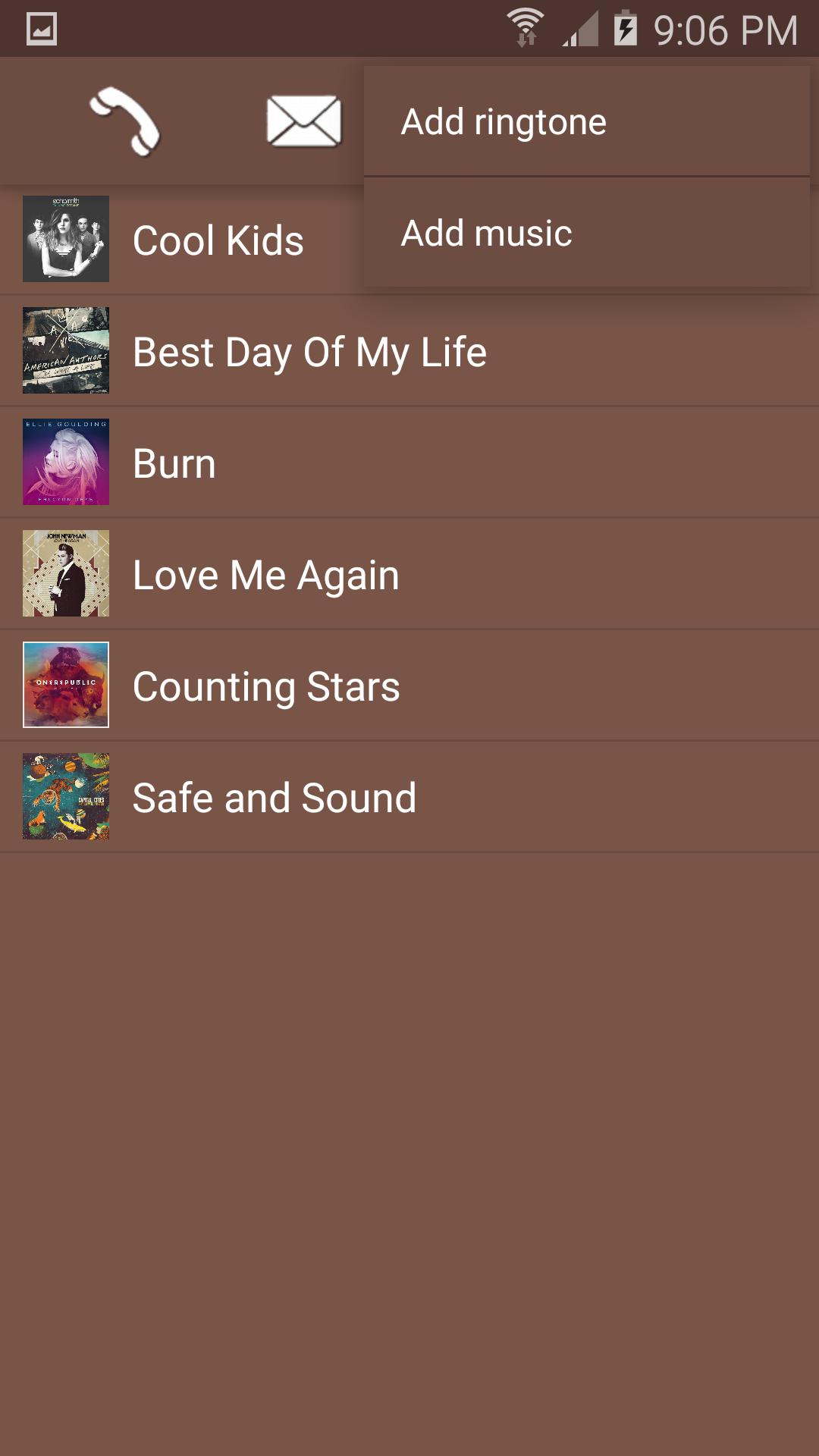 Configure Ringtone