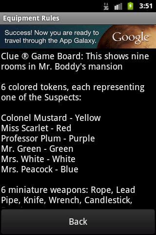Pocket Rules - Cluedo (Clue)
