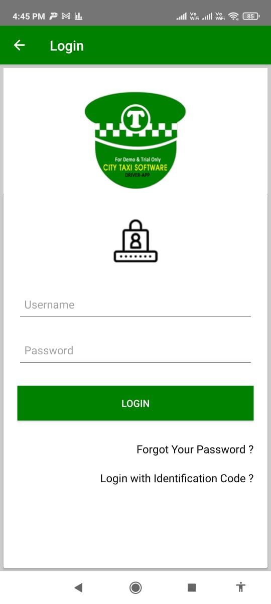 Demo Driver App