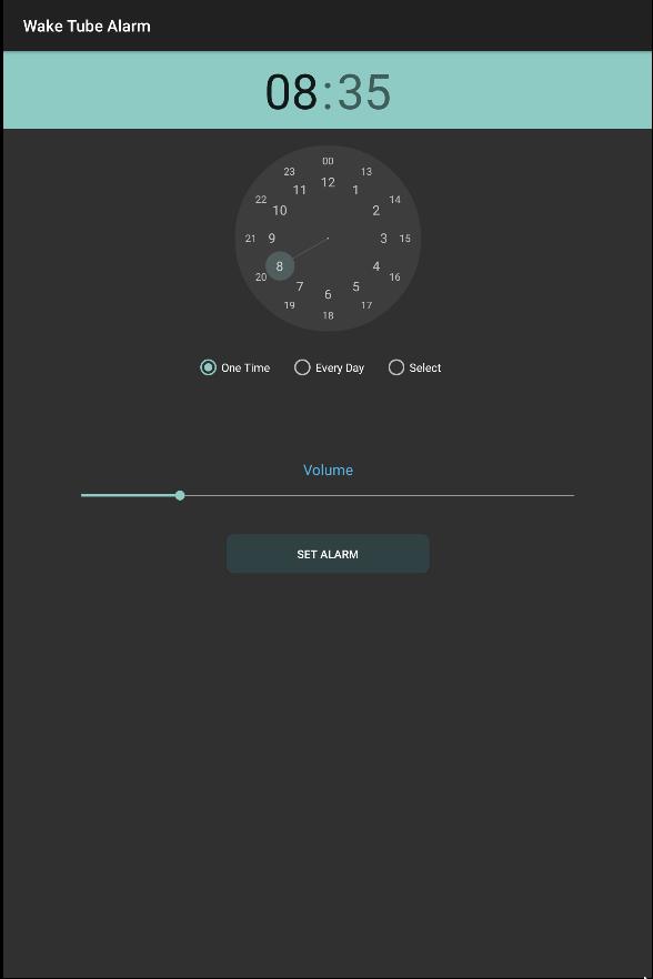 Wake Tube Alarm