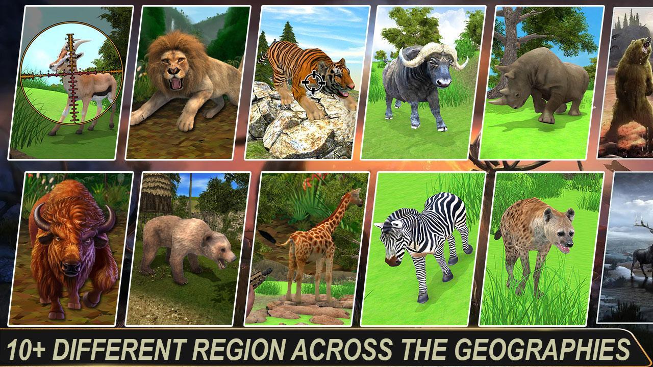 Hunting Clash 3D Hunter Game - Animal Shooting Sim