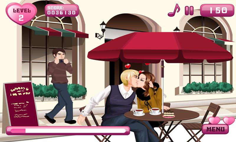 Valentine Kissing Game