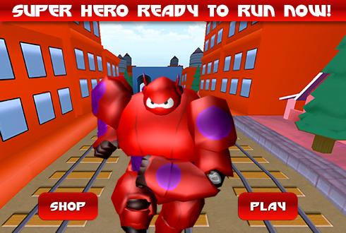3D Subway Big Robot Run