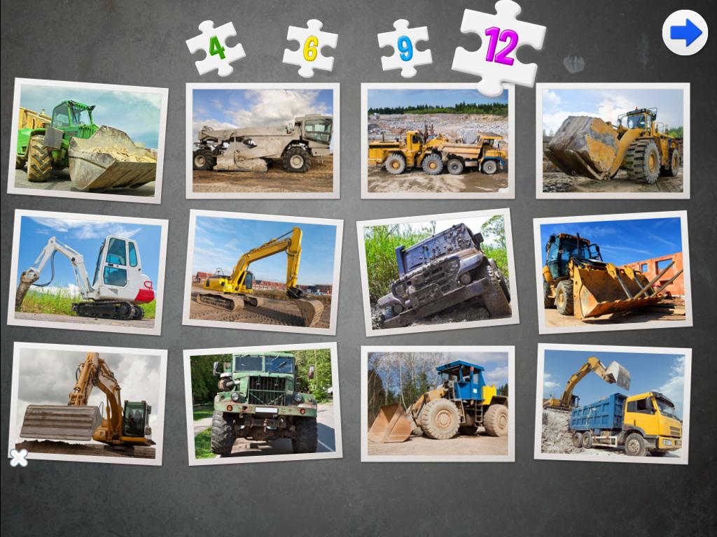 Trucks & Cars -Puzzle for Kids