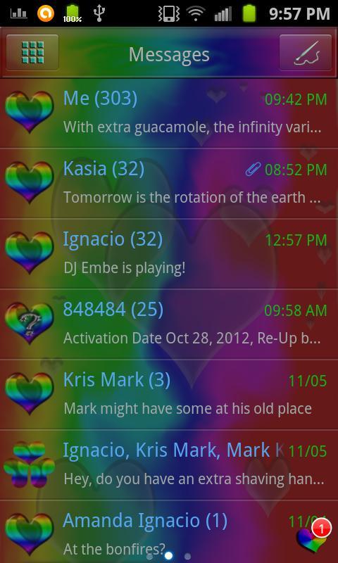 Rainbow Hearts