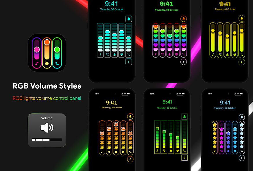 Neon LED Volume - Volume Style