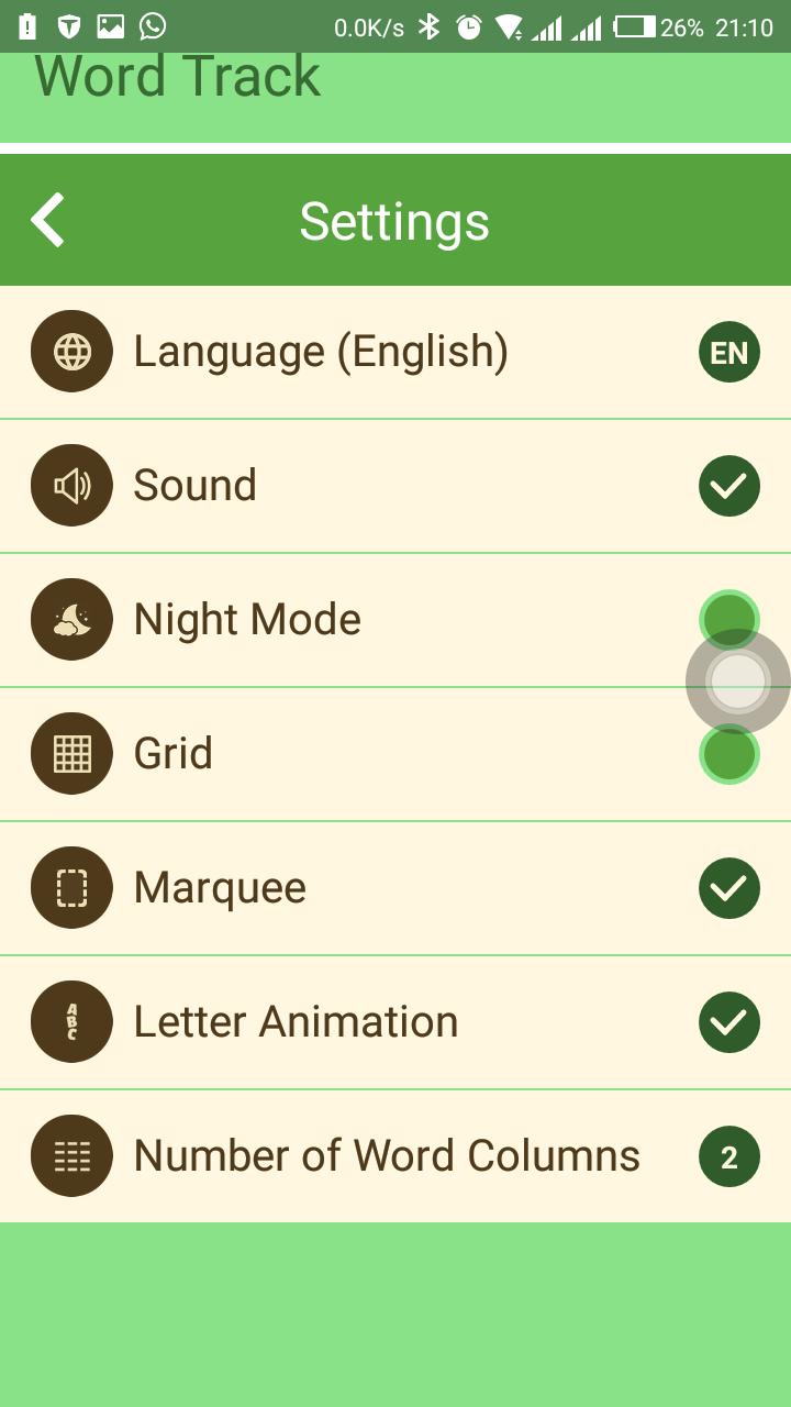 Word Track