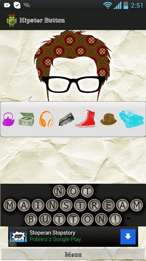 Hipster Button