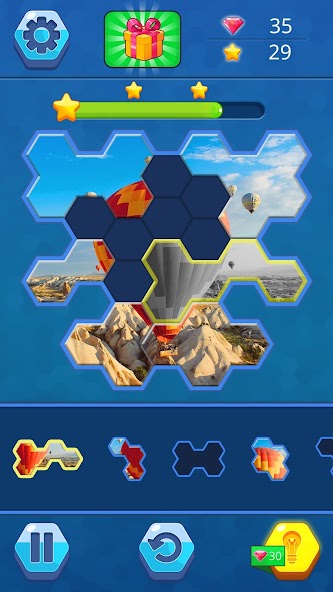 Jigsaw Hexa Puzzle