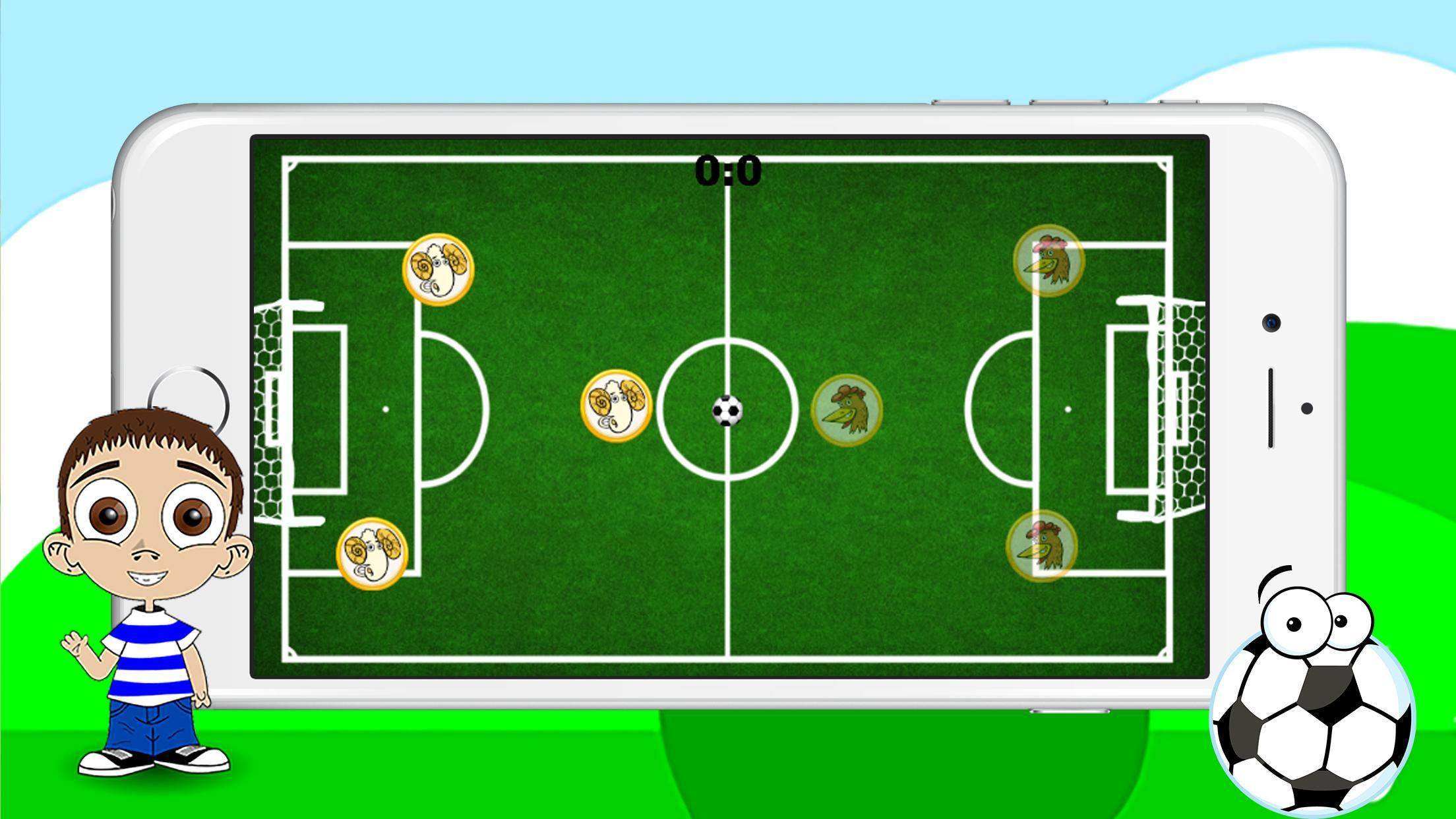 Animals One Touch Soccer Game