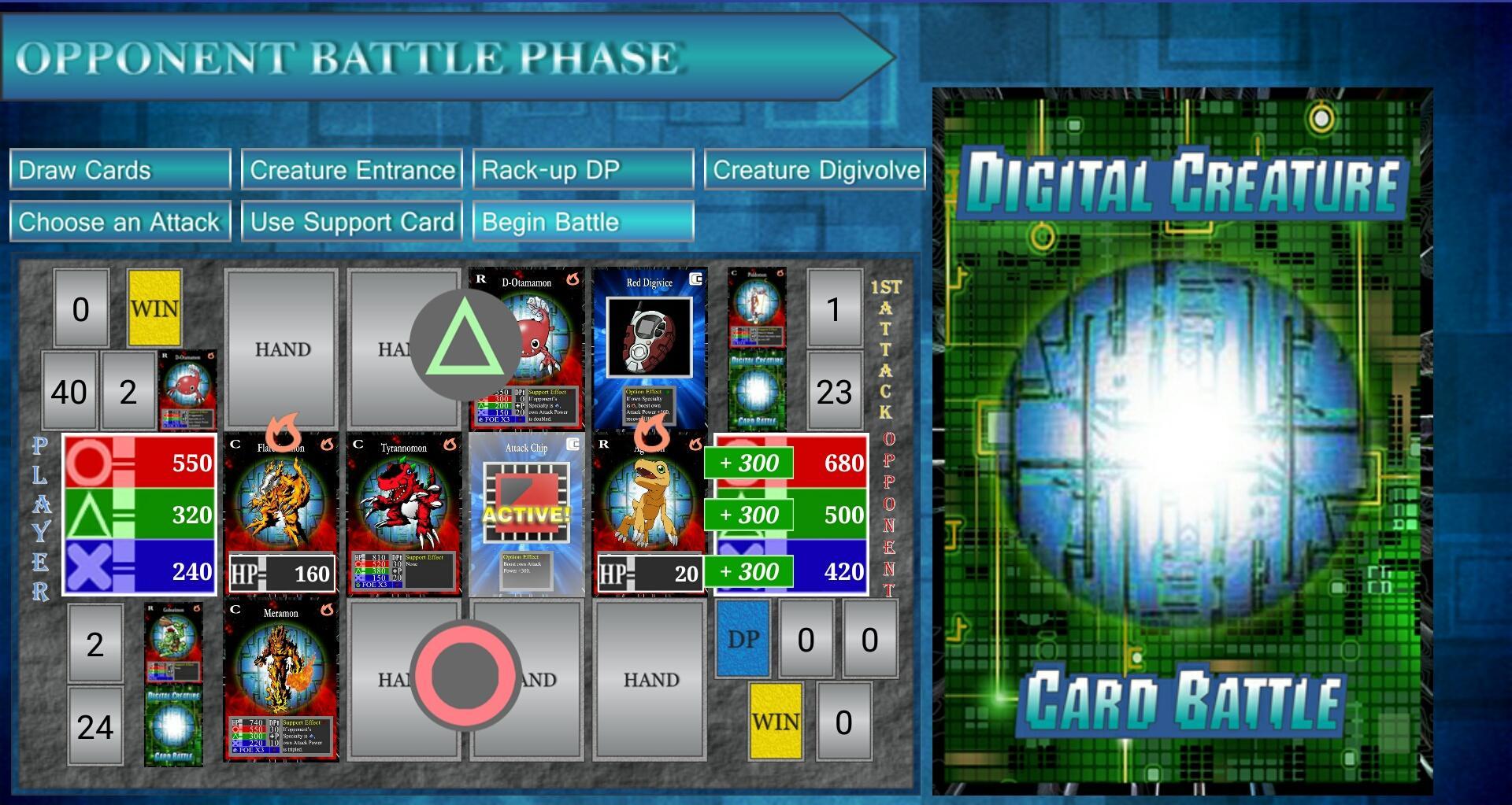 Digital Creature Card Battle