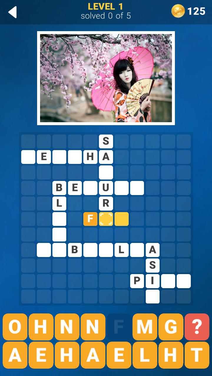 125 Photo Crosswords