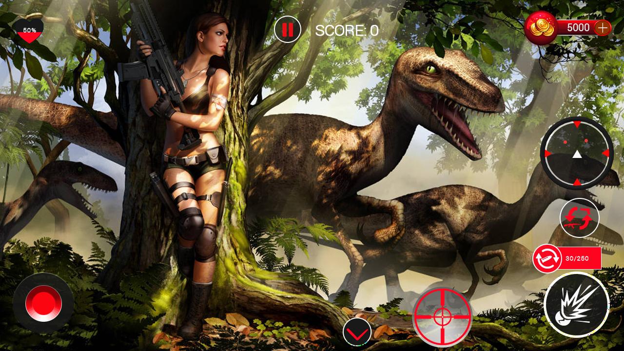 Dinosaurs Hunter Challenge jungle Safari Adventure