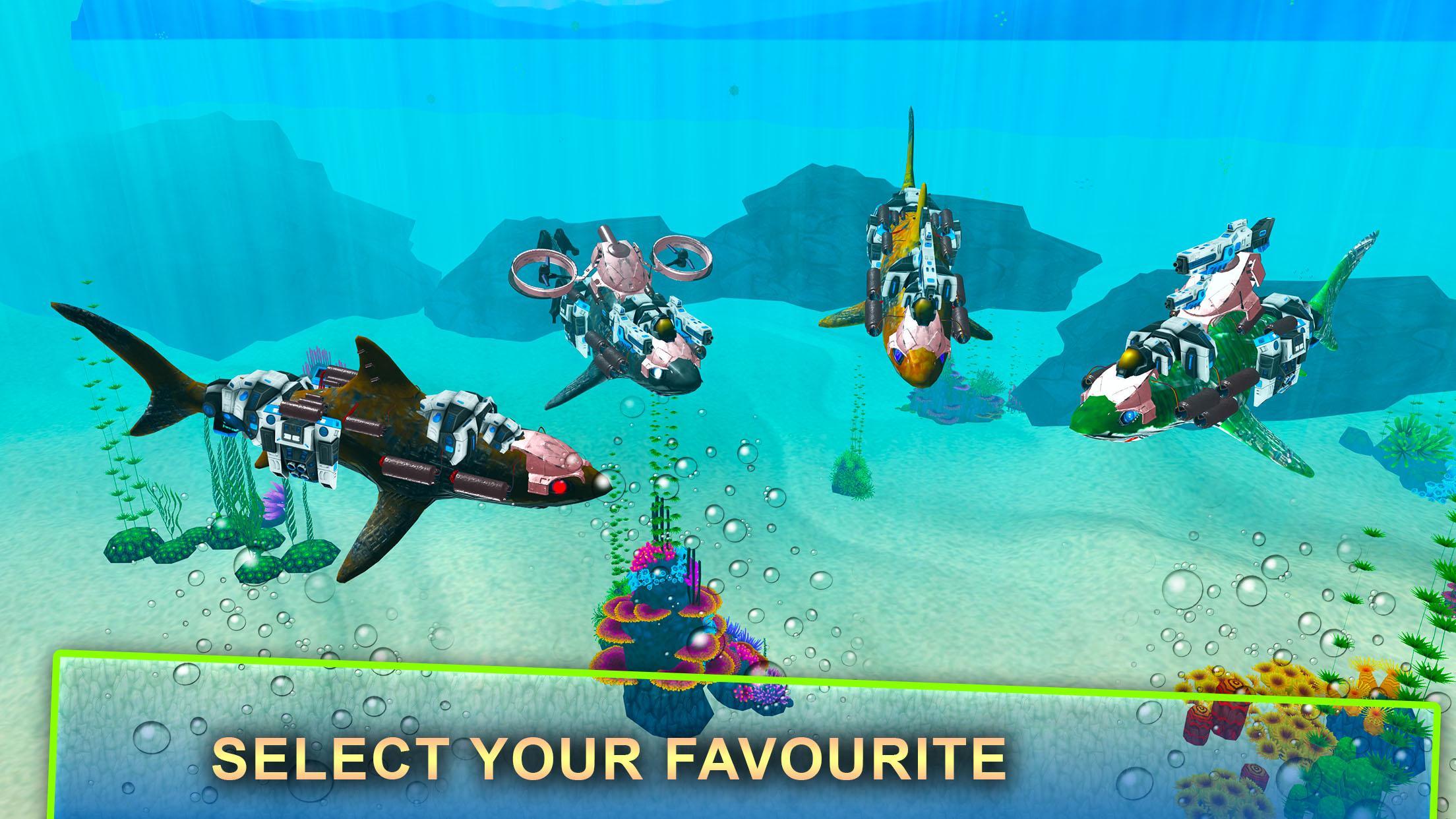 Robot Shark Attack