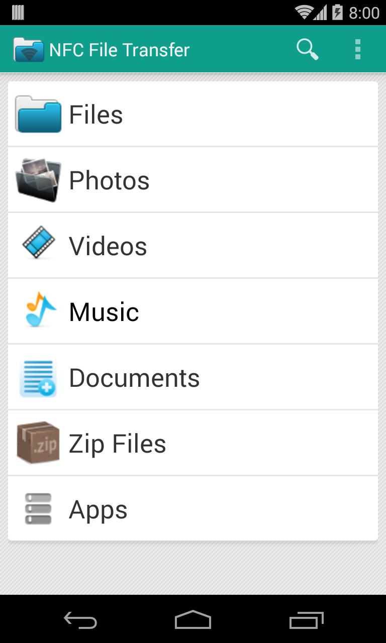 NFC File Transfer