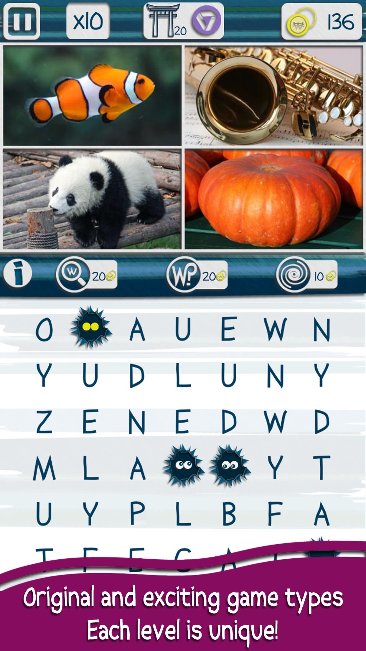 Worchy Picture Word Search