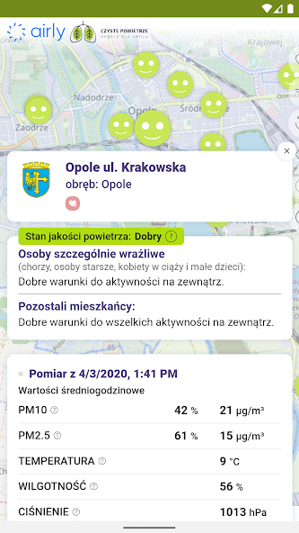 Powietrze w Opolu