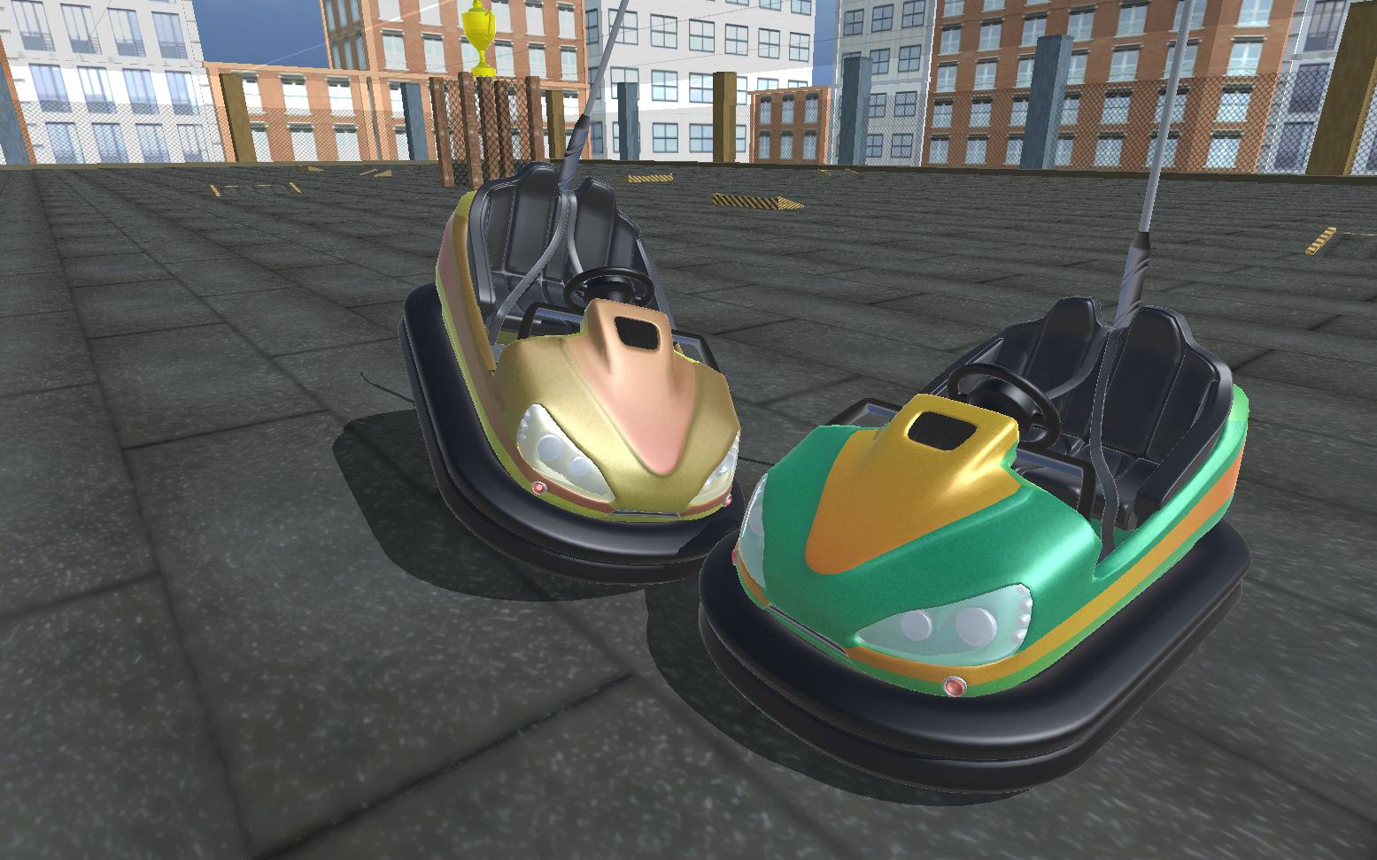 Bumper Cars Blocky Destruction