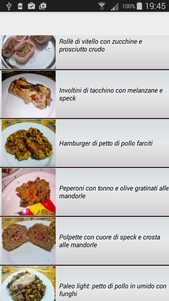 Paleo dieta ricette