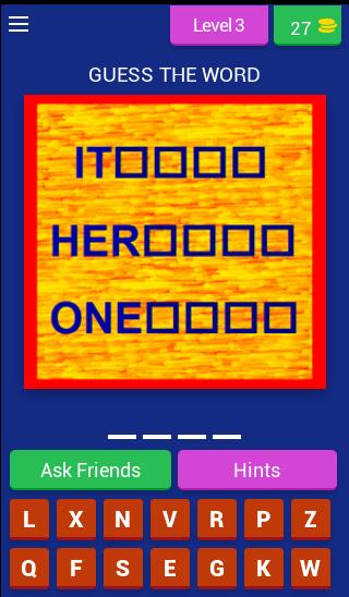 3 to1 Word Game