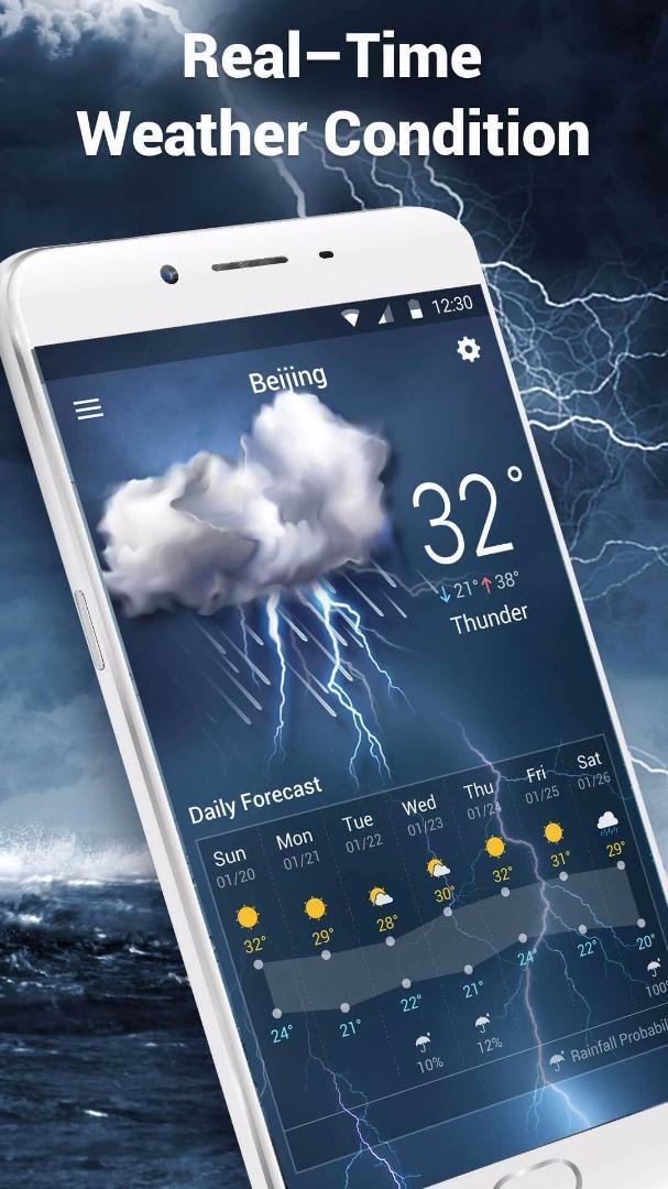 Battery & Transparent Weather