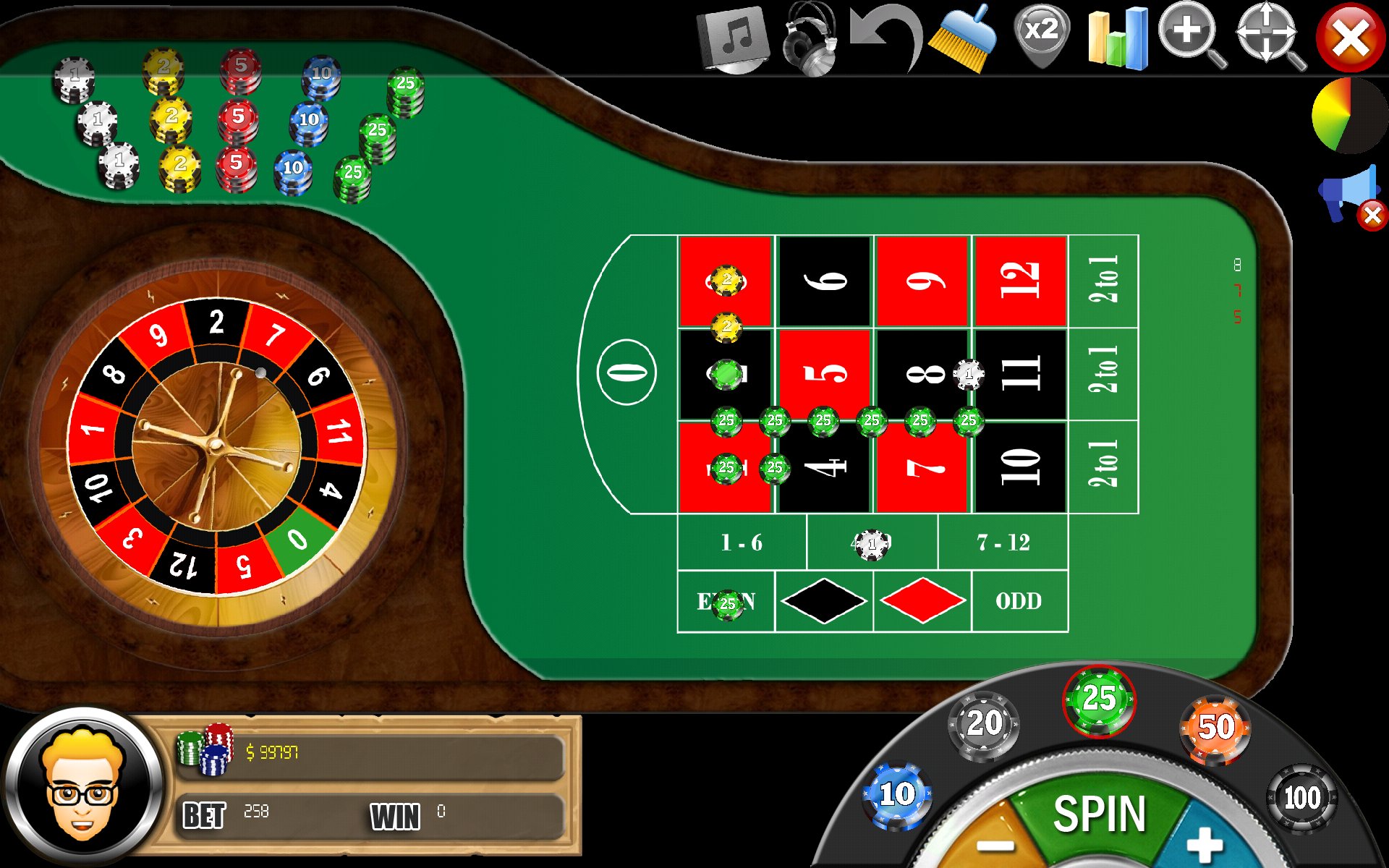 Roulette 12 Mini