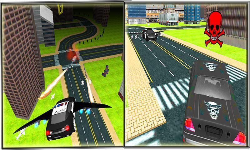 Flying Police Car vs Mafia War