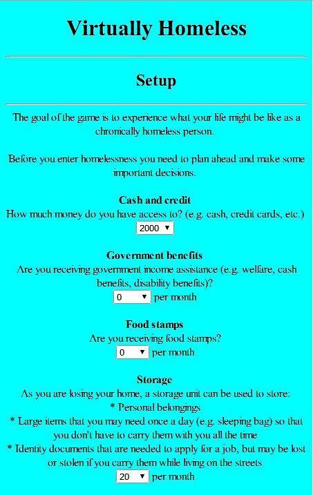 Virtually Homeless