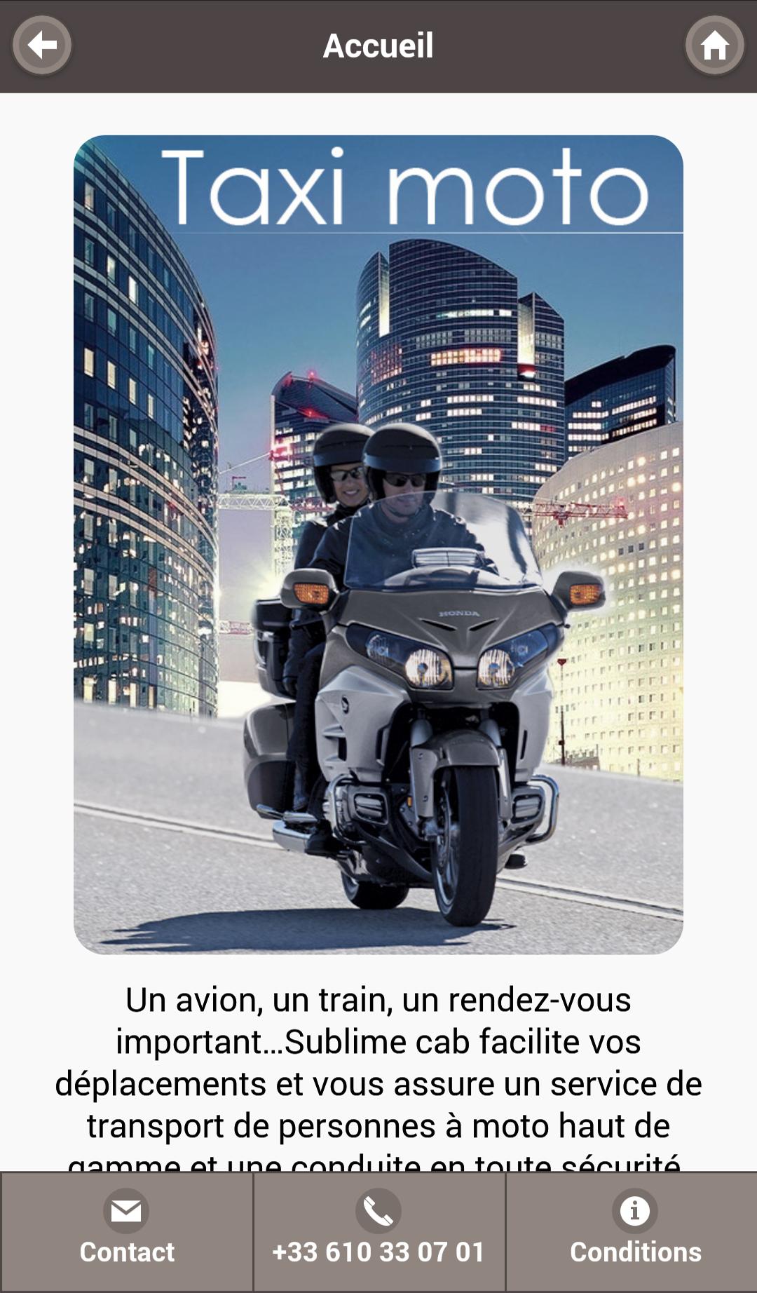 taxi moto
