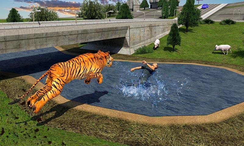 Angry Lion City Attack : Anima