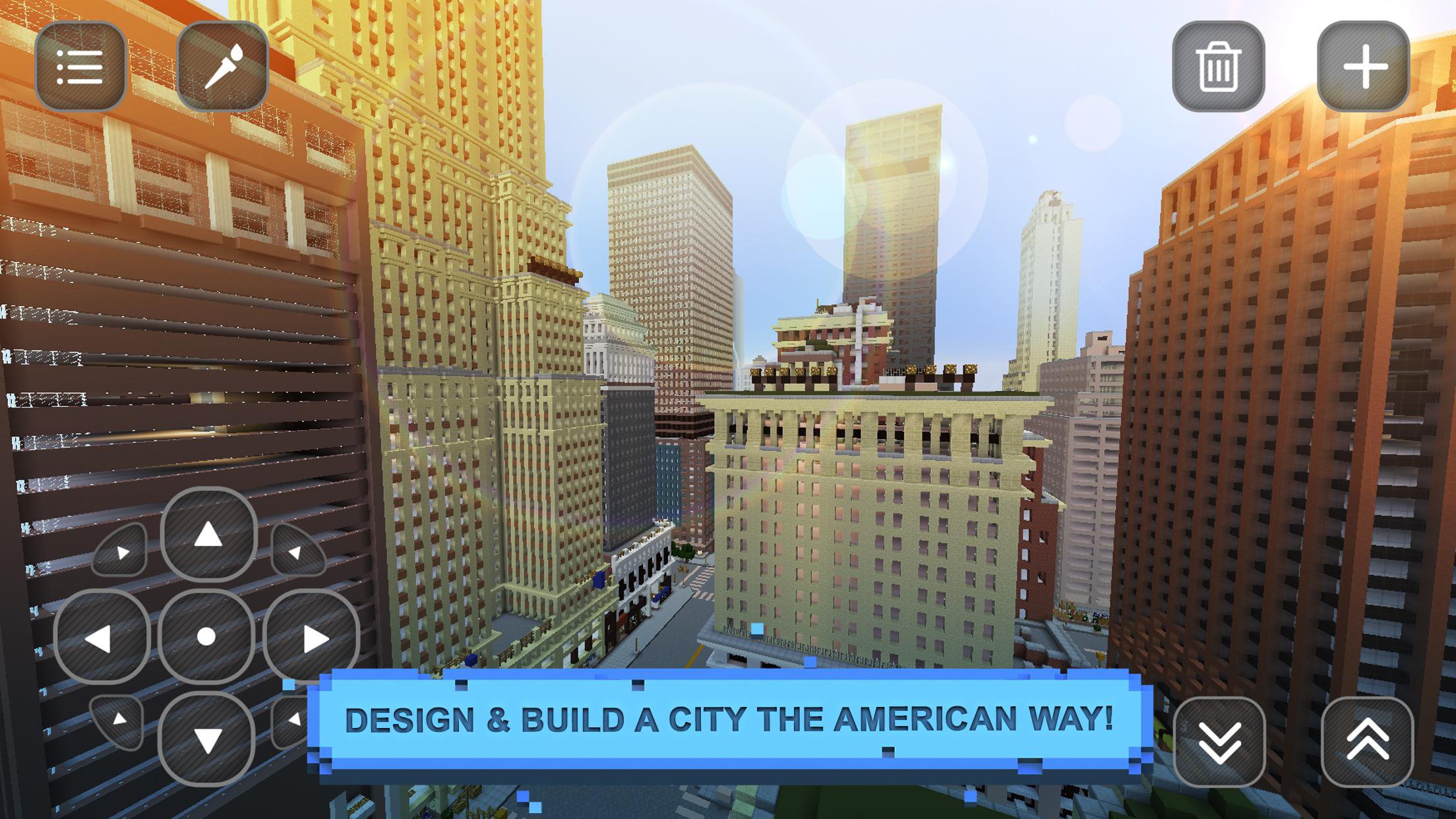 USA Block Craft Exploration 3D
