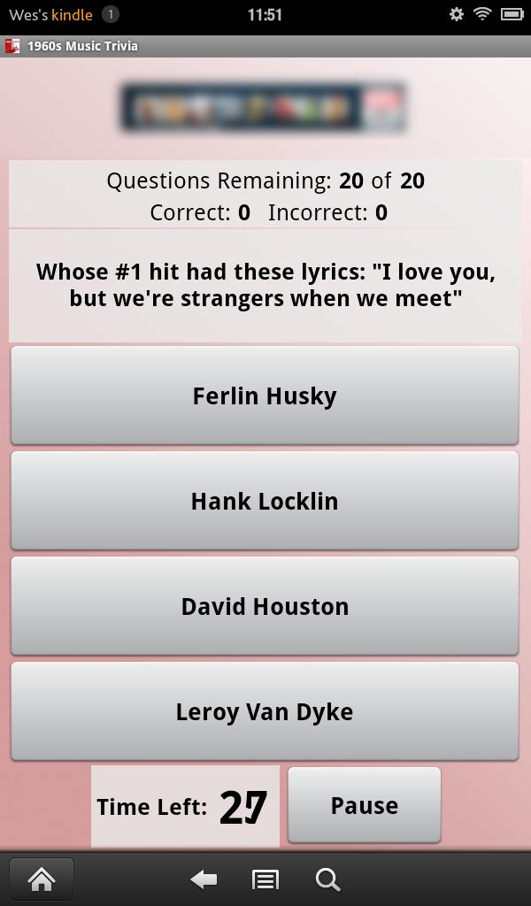 1960s Music Trivia