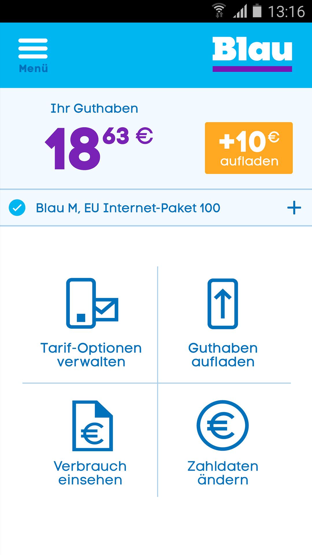 Blau App